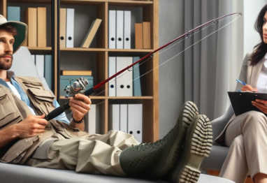 fisherman with psychologist