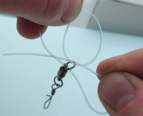 Next pass tag end through the loop created by previous step