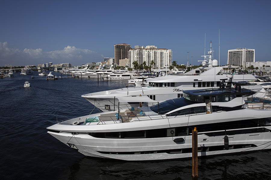 yachts at fort lauderdale boat show