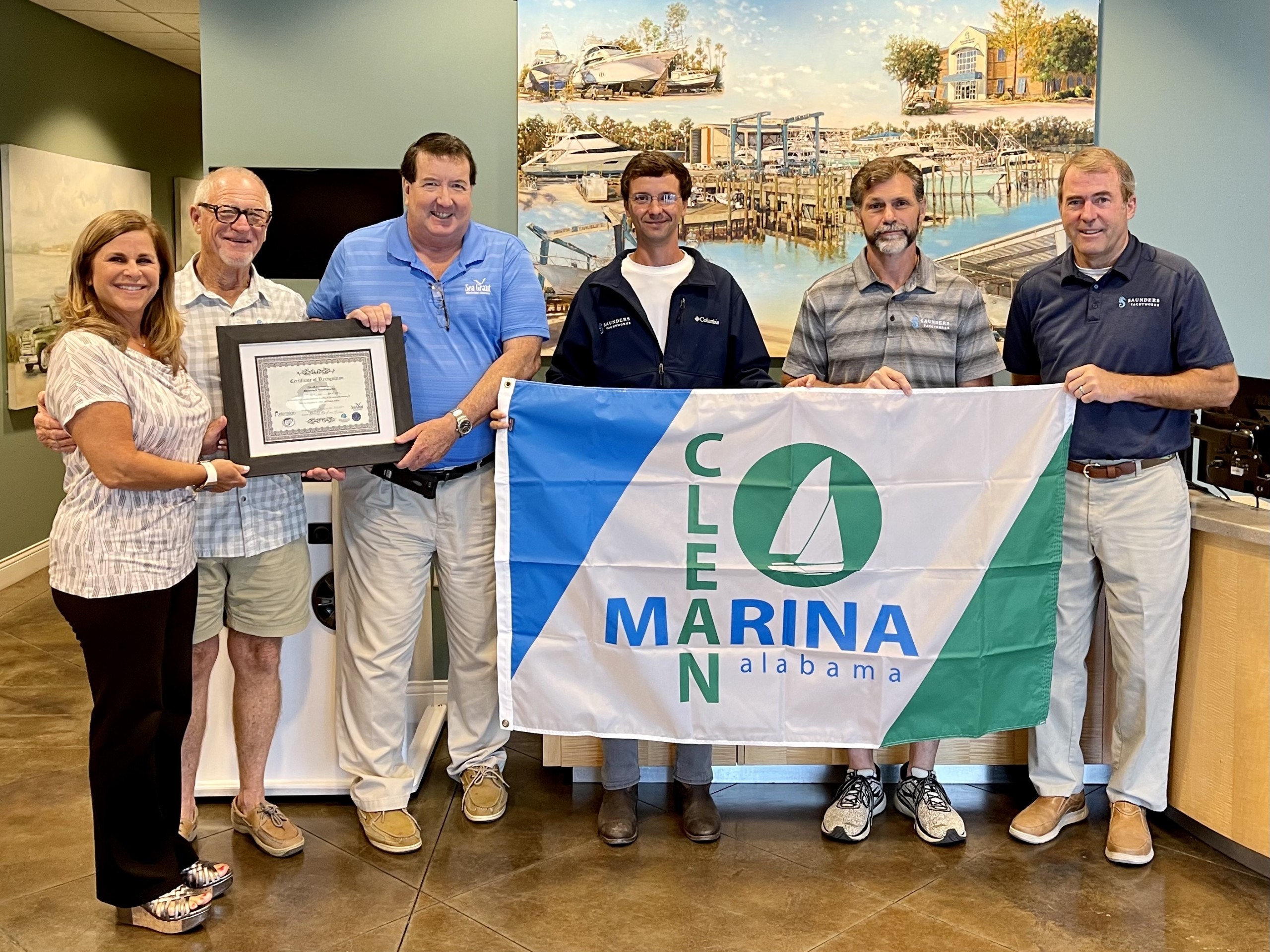 Saunders Yachtworks Named Alabama’s First Clean and Resilient Marina
