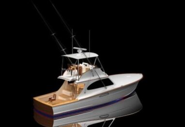 42 Release Boatworks Flybridge 3D Rendering