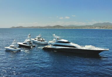 Bad Company's pacific fleet on the water.