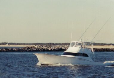 Titans hull number one looking pretty on the water.