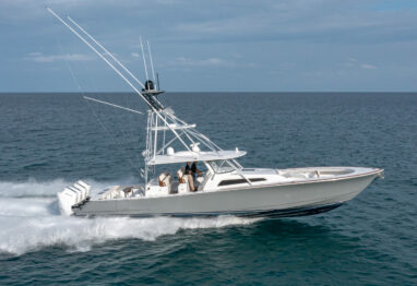 Viking 55 in motion