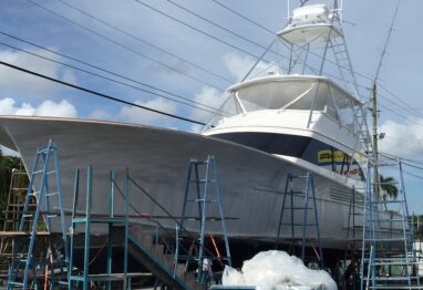 Jarrett Bay 70 Closeup