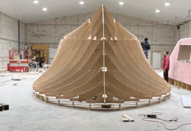 boat hull upside down