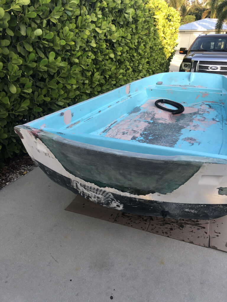 13 whaler transom