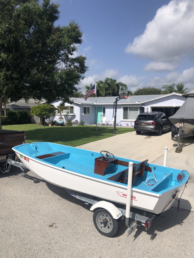 side view of 13 whaler