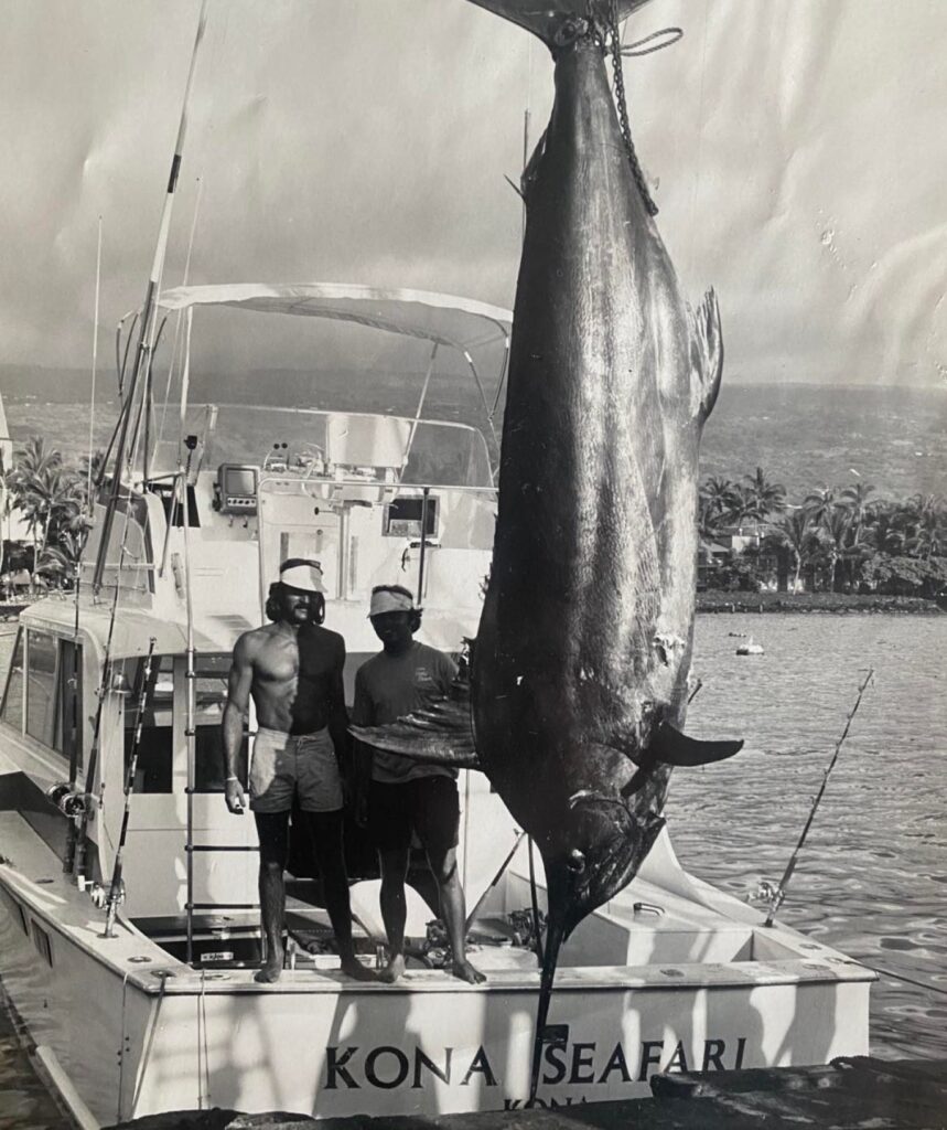 Captain Bobby Brown® makes history with a 1,170-pound Pacific blue marlin, the largest ever caught on rod and reel in Kona waters, showcasing his unique 80-pound-test line and live baiting technique.