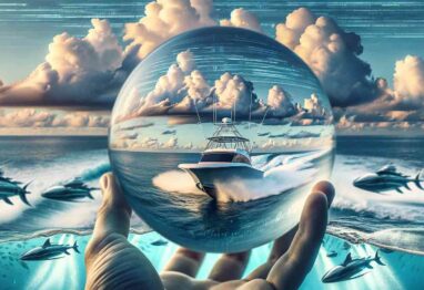 boat in a crystal ball