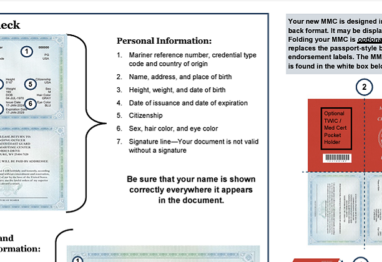 new captain license format