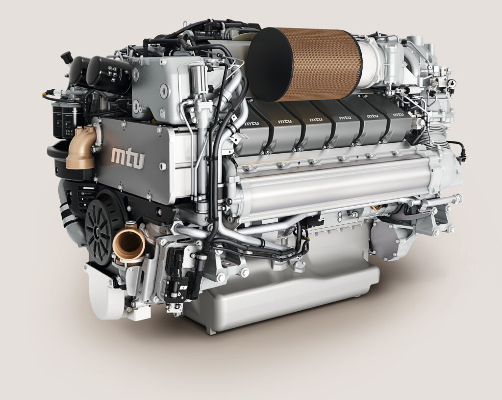2000 HP MTU M96 Marine Diesel Engine 