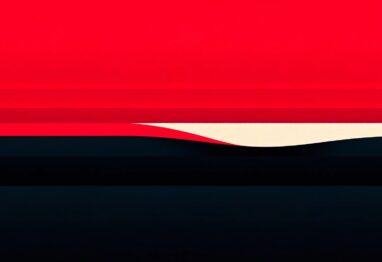 Red and black abstract image