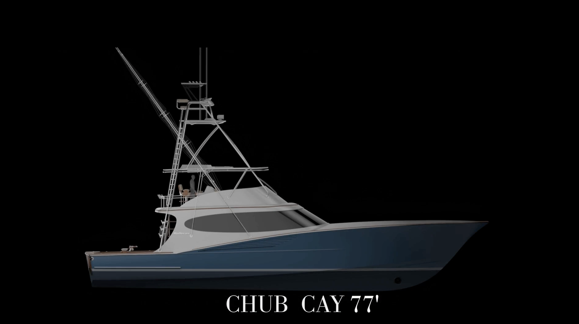 Hatteras Chub Cay 77 model