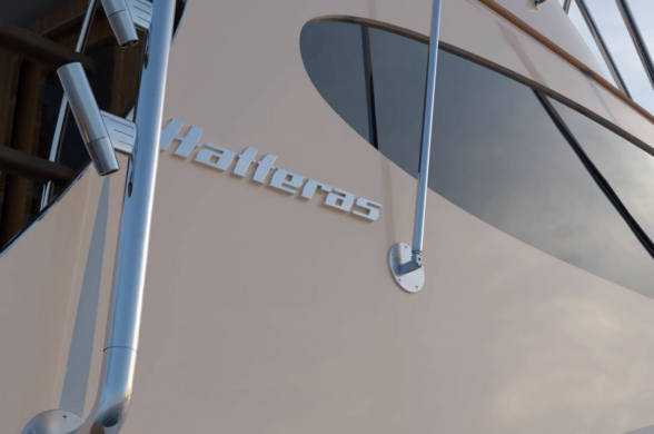 Hatteras boat logo