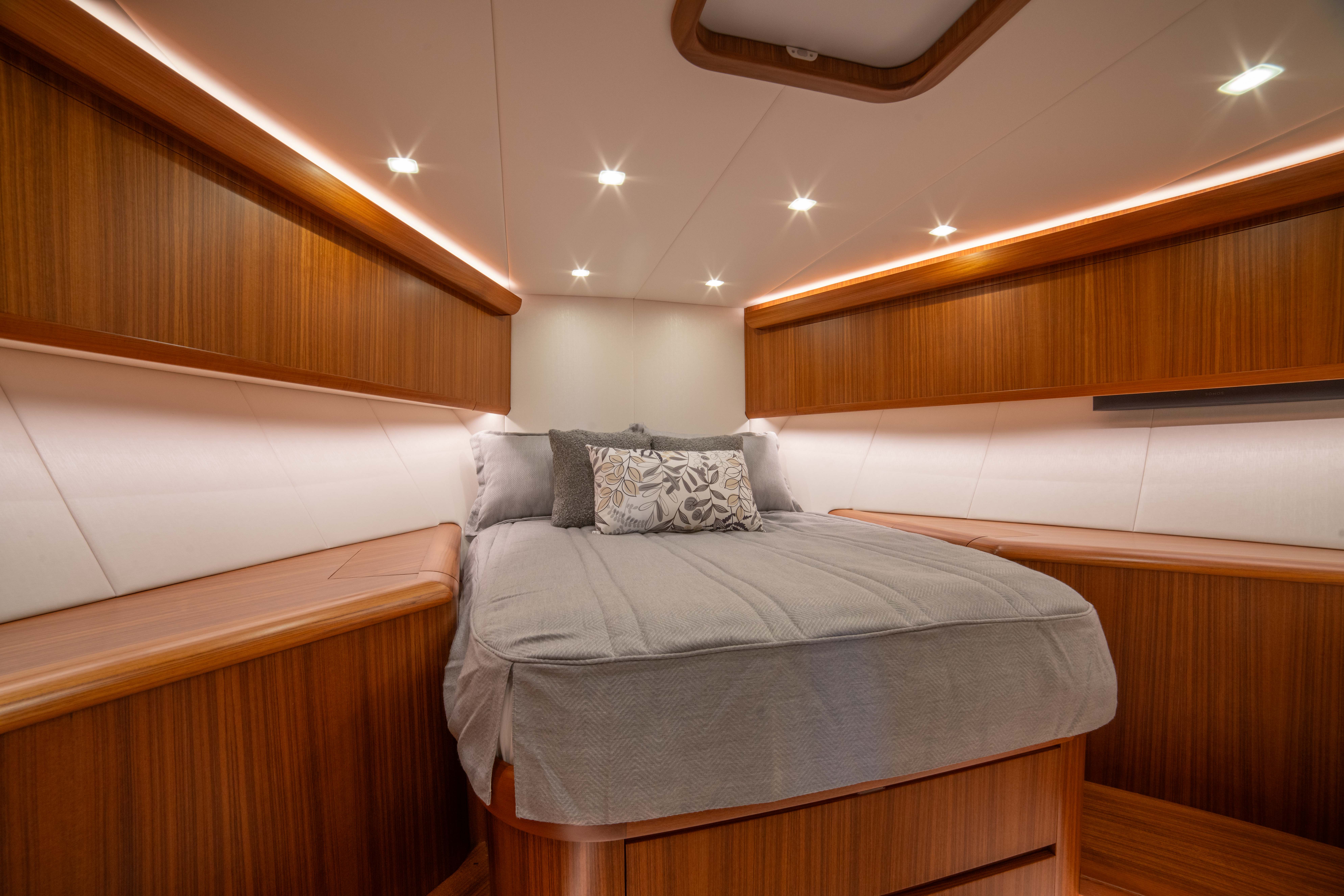 Duffie Boatworks hull #1 forward stateroom