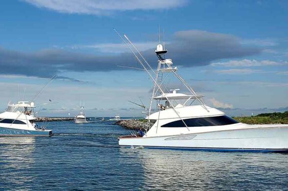 Sportfishing Yachts in the water