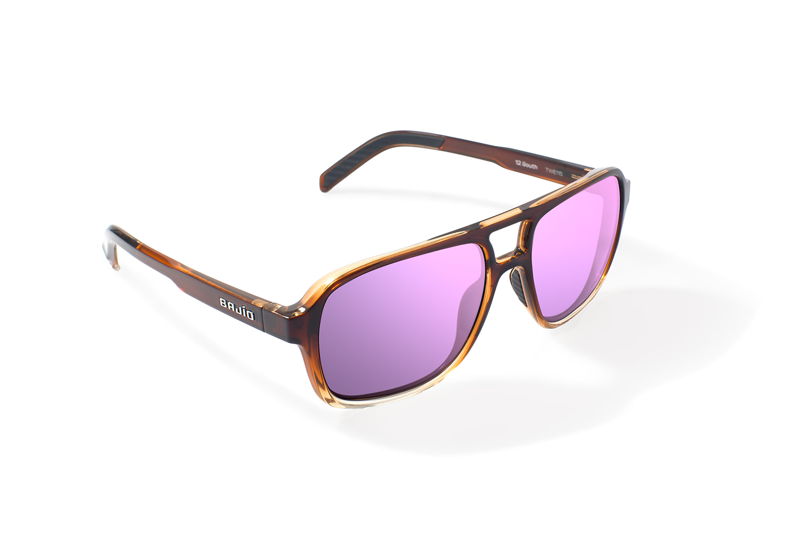 Bajío Purple Sunglasses w/ Glass Lense Bajío Snipes Sunglasses – Classic Stainless Steel Frames  main image 4