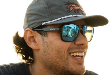 a guy wearing bajio Sunglasses model 12 South