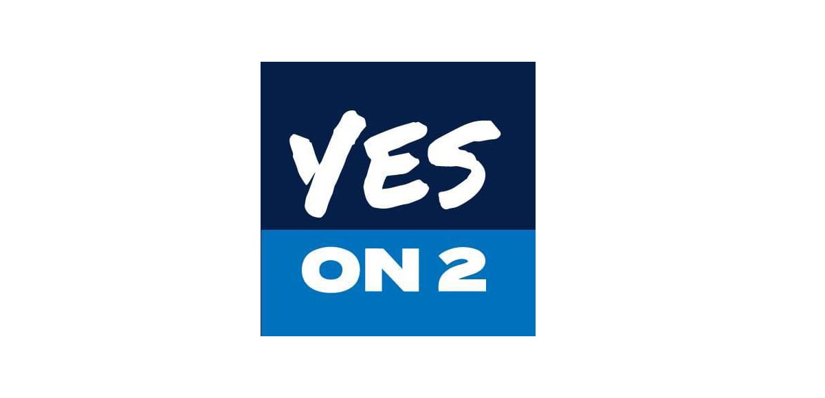 vote yes on Amendment 2 sign