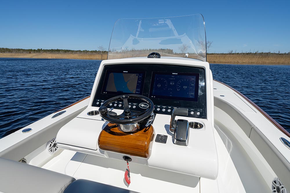 Valhalla Boatworks v28  helm