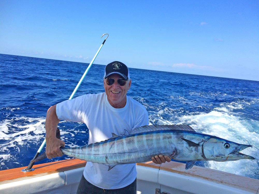 Jimmy Buffett with a nice wahoo