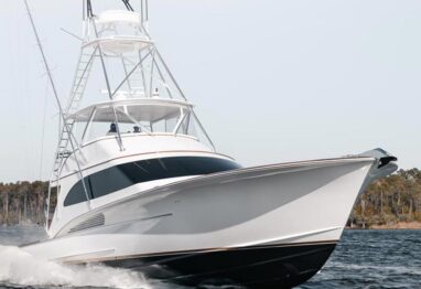 68 jarrett Bay renegade boat white in color