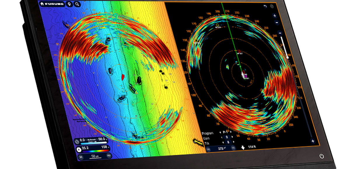 Furuno’s CSH10 360-Degree Sonar on a split screen