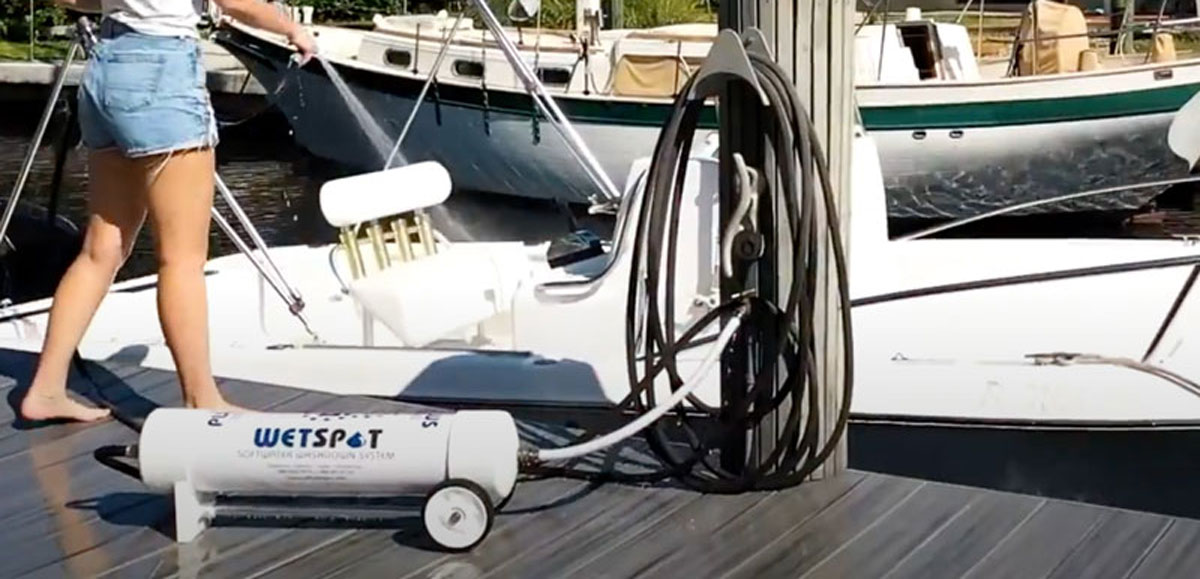 wet spot boat water softener