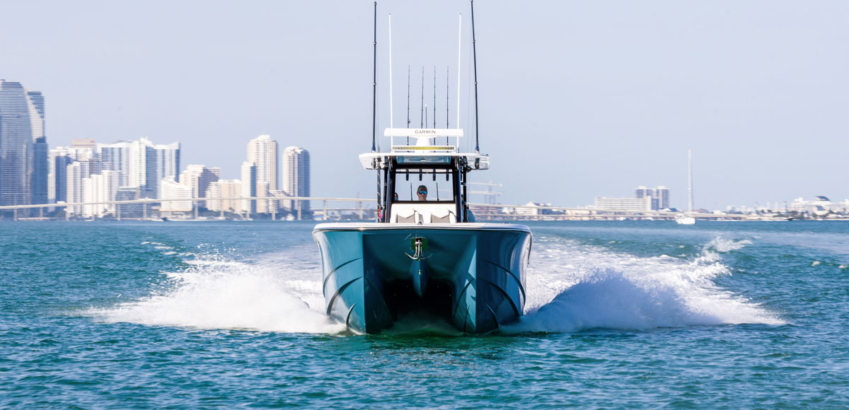 cat hulls two hulls better catamaran running blue in color