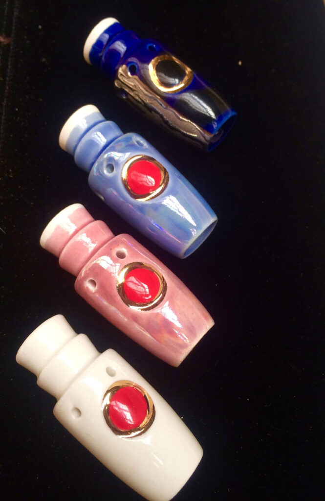 first lure mark white lures ceramic heads in various colors