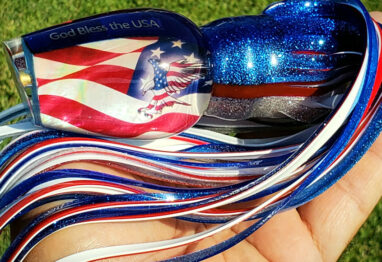 red white and blue lure