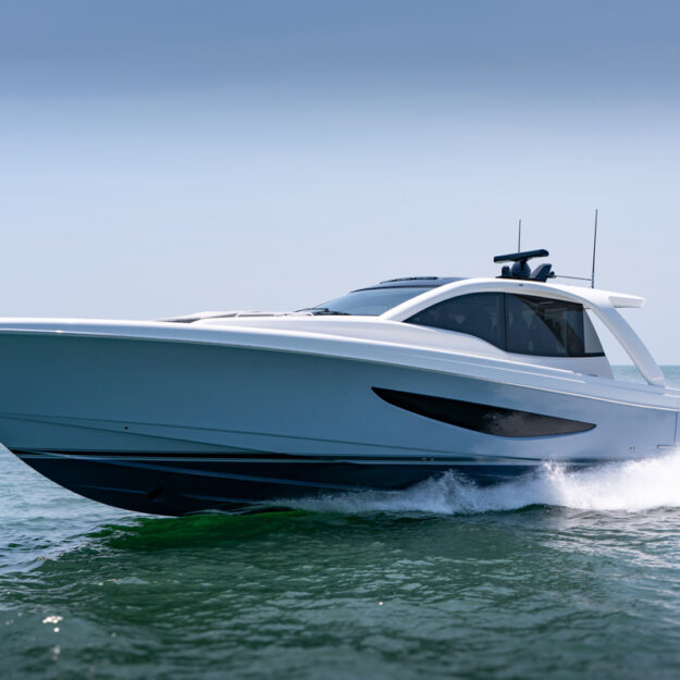 another running image of the The Valhalla 55 Sport Yacht