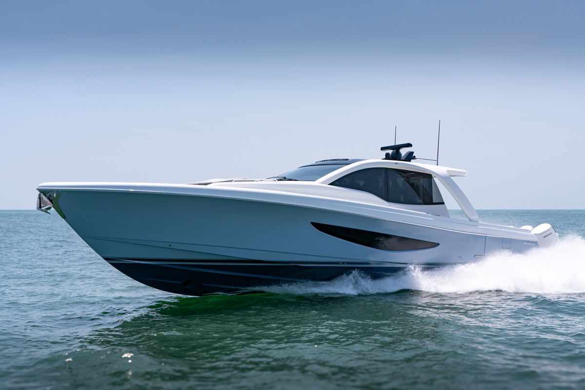 another running image of the The Valhalla 55 Sport Yacht