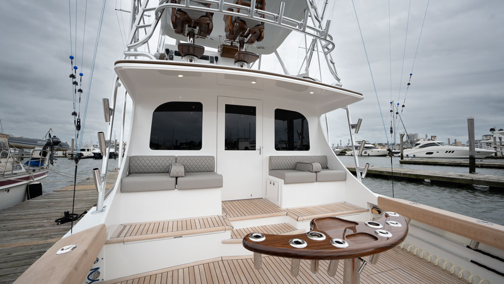 Release Boatworks 46 Gameboat cockpit