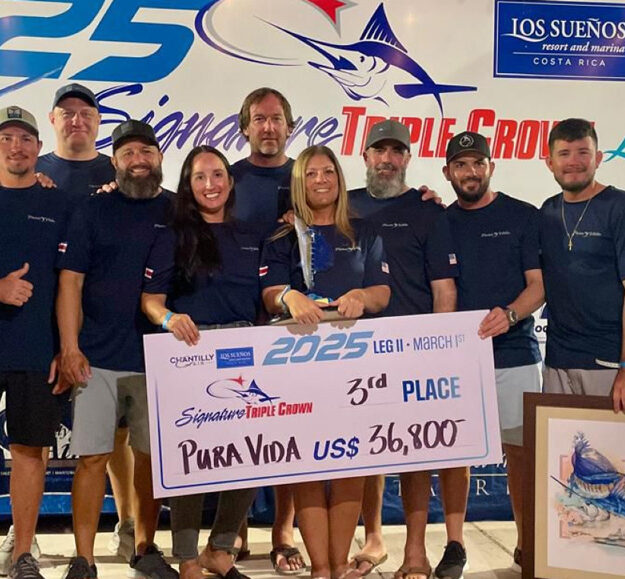 Costa Rica fishing tournament winner Pura Vida