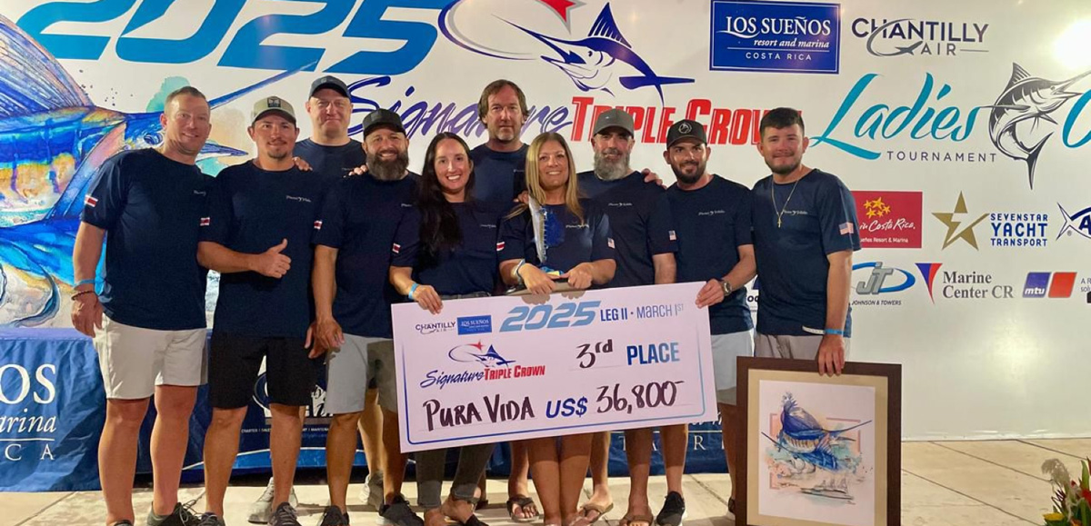 Costa Rica fishing tournament winner Pura Vida