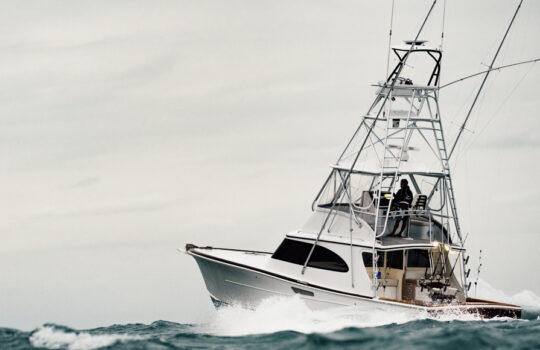 Release Flybridge Gameboat running boat