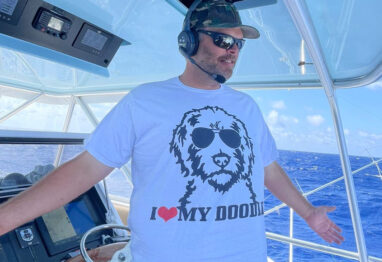 Captain of the Year Brent Gaskill International Division at the helm of the boat he runs