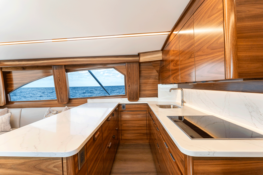 Viking Yachts Unveils the 50 Convertible here is the salon