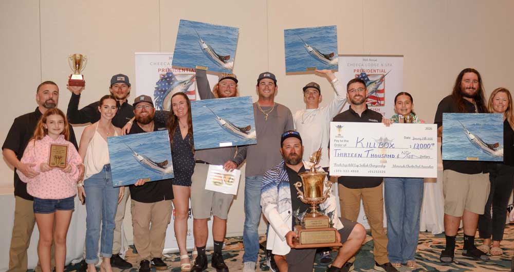 Killbox team getting the tournament winning award