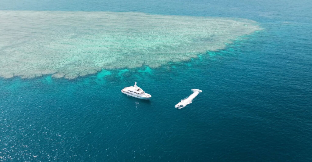 M.Y Beluga on the Great Barrier Reef