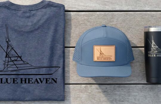 custom boat apparel by Frigate