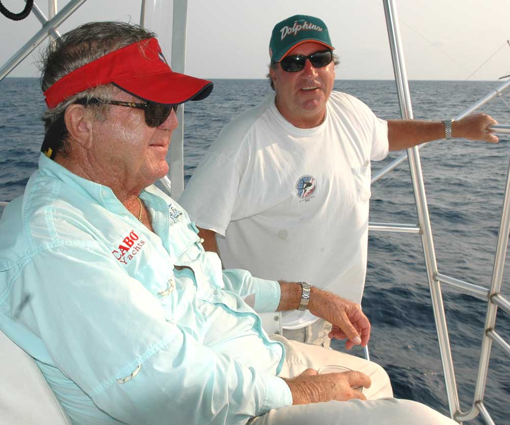 Captain Ron Hamlin and Richard Gibson