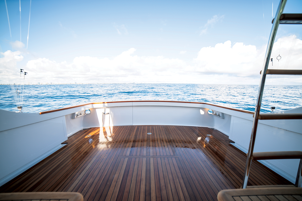 back deck of the 42 rybovich