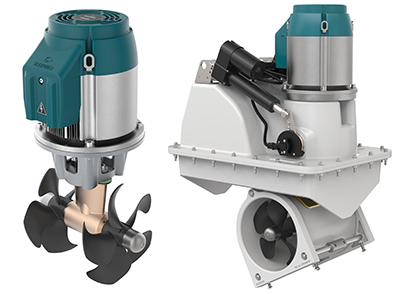 Sleipner eVision electric bow thruster and stern thruster units