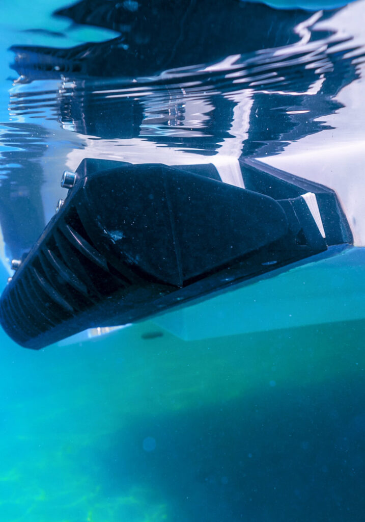 Seakeeper Ride controller underwater