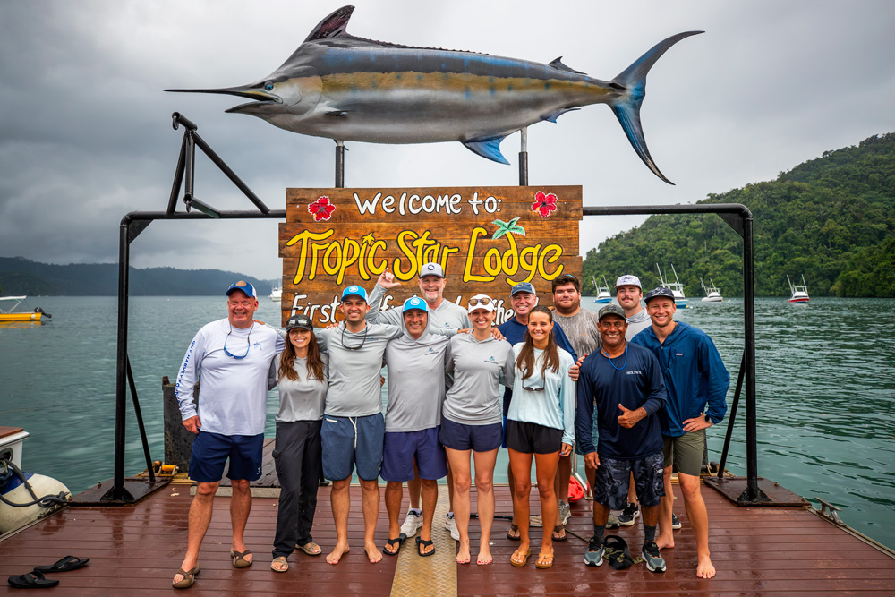 our group at the lodge